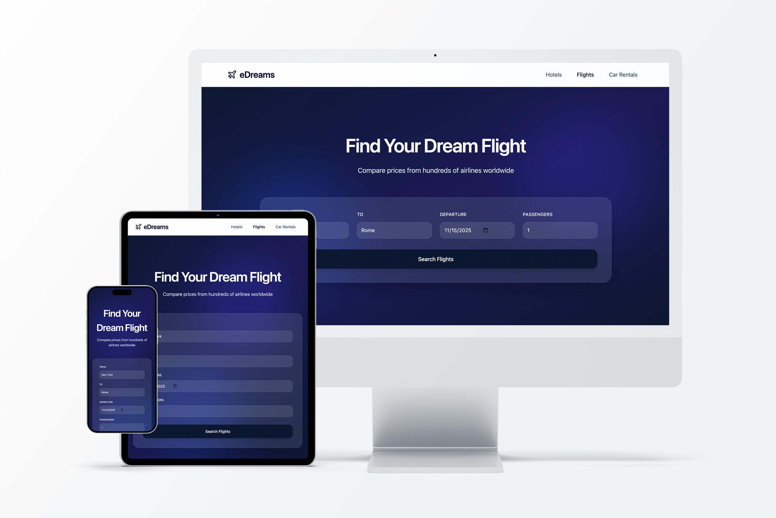 eDreams Website Redesign
